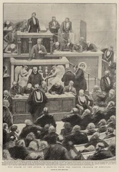 Der Tod der Königin, eine Hommage der französischen Abgeordnetenkammer